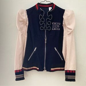 Byron Lars InEarnest Varsity Jacket 4 NWOT